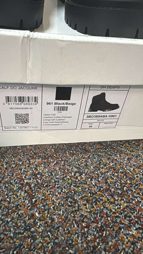 Dior o1rshd1 Q:2 / Oblique jacquard Explorer III Ankle Boot black Size US 12 / EU 45 - 16 Thumbnail