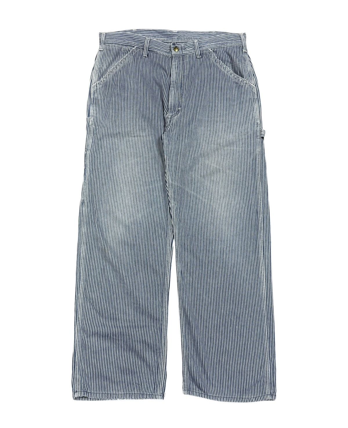 Lee Vtg🔥90’s Lee Hickory Men Workwear Carpenter Pants Size US 36 / EU 52 - 1 Thumbnail