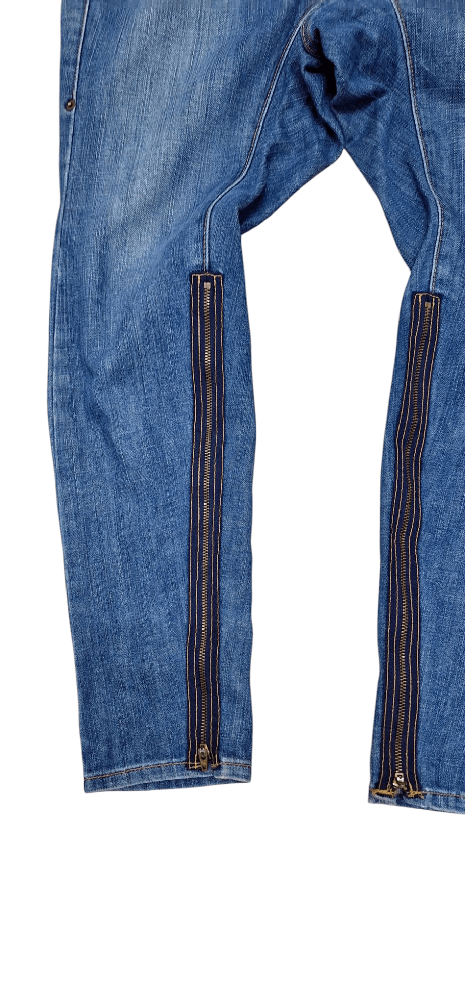 Final Home × Frapbois Rare Frapbois High Rise Leg Zipper Denim Size US 32 / EU 48 - 6 Thumbnail