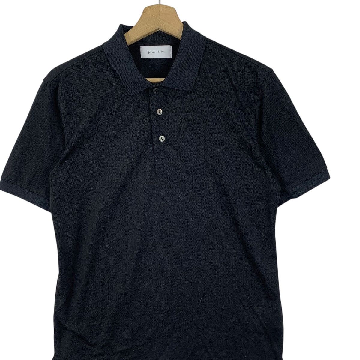Vintage FABRIC TOKYO DESIGNER Minimalist Design Polo Tee Shirt Size US M / EU 48-50 / 2 - 3 Thumbnail