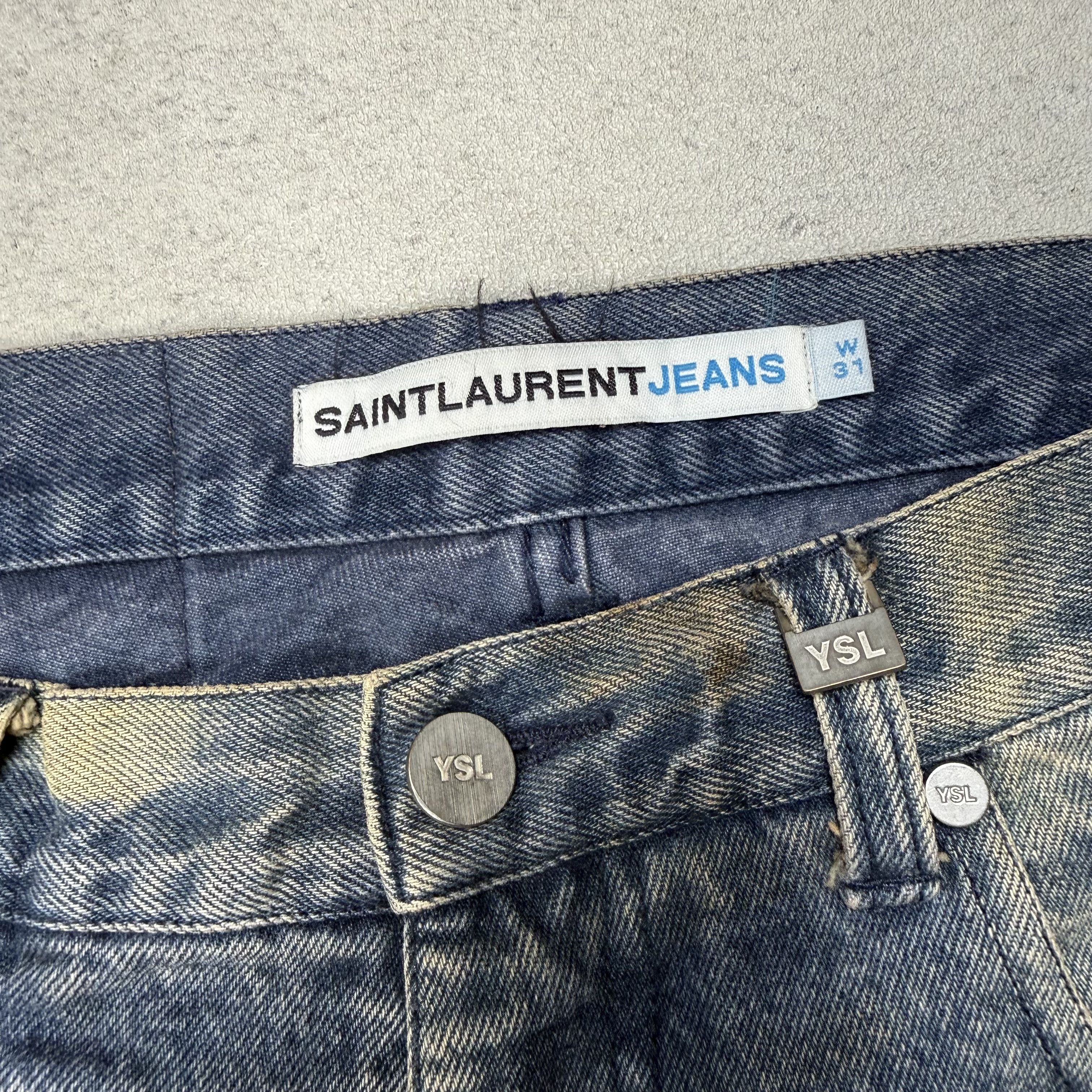 Saint Laurent Paris Saint Laurent Jeans Denim Size US 31 - 7 Thumbnail