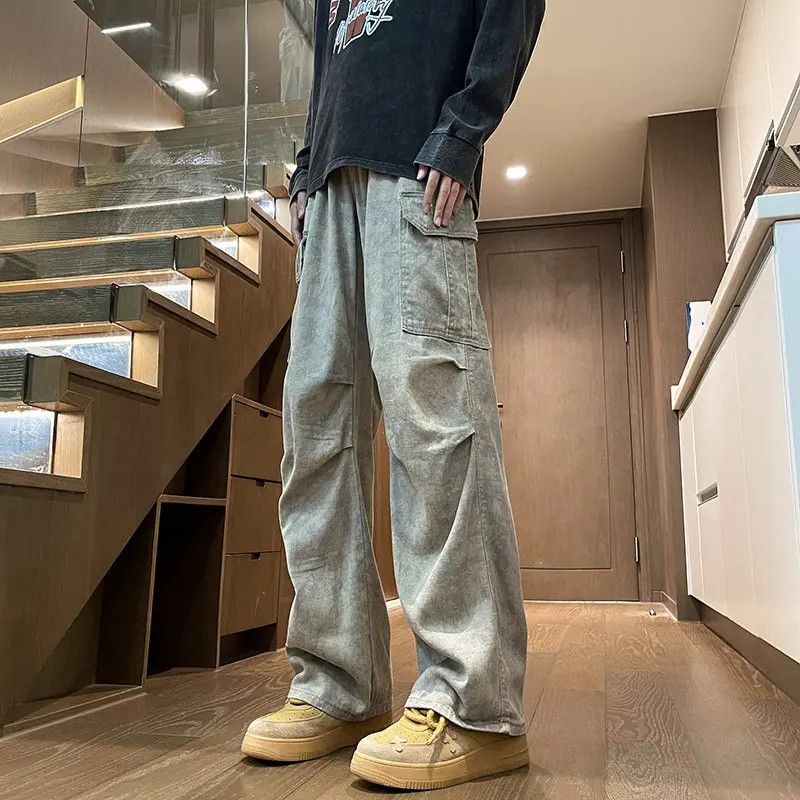 Japanese Brand × Jean Retro loose wide leg pocket jeans Size US 30 / EU 46 - 2 Thumbnail