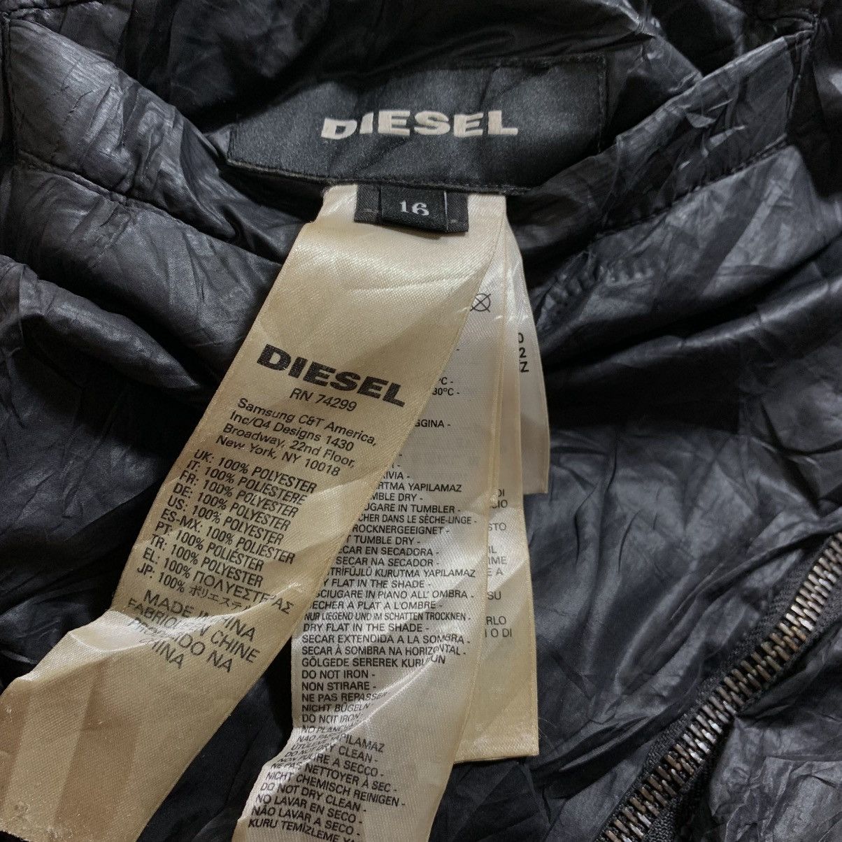 Diesel Reversible Diesel Bomber Jacket Black Green Army Reflective Size US L / EU 52-54 / 3 - 13 Thumbnail
