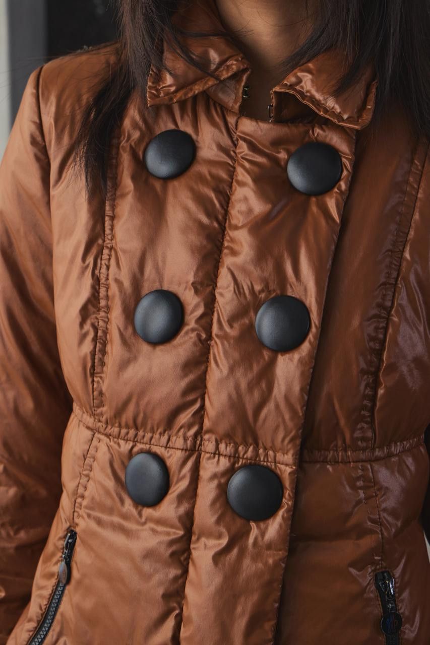 Moncler MONCLER AMANDINE Women's Down Jacket Brown Size M / US 6-8 / IT 42-44 - 7 Thumbnail