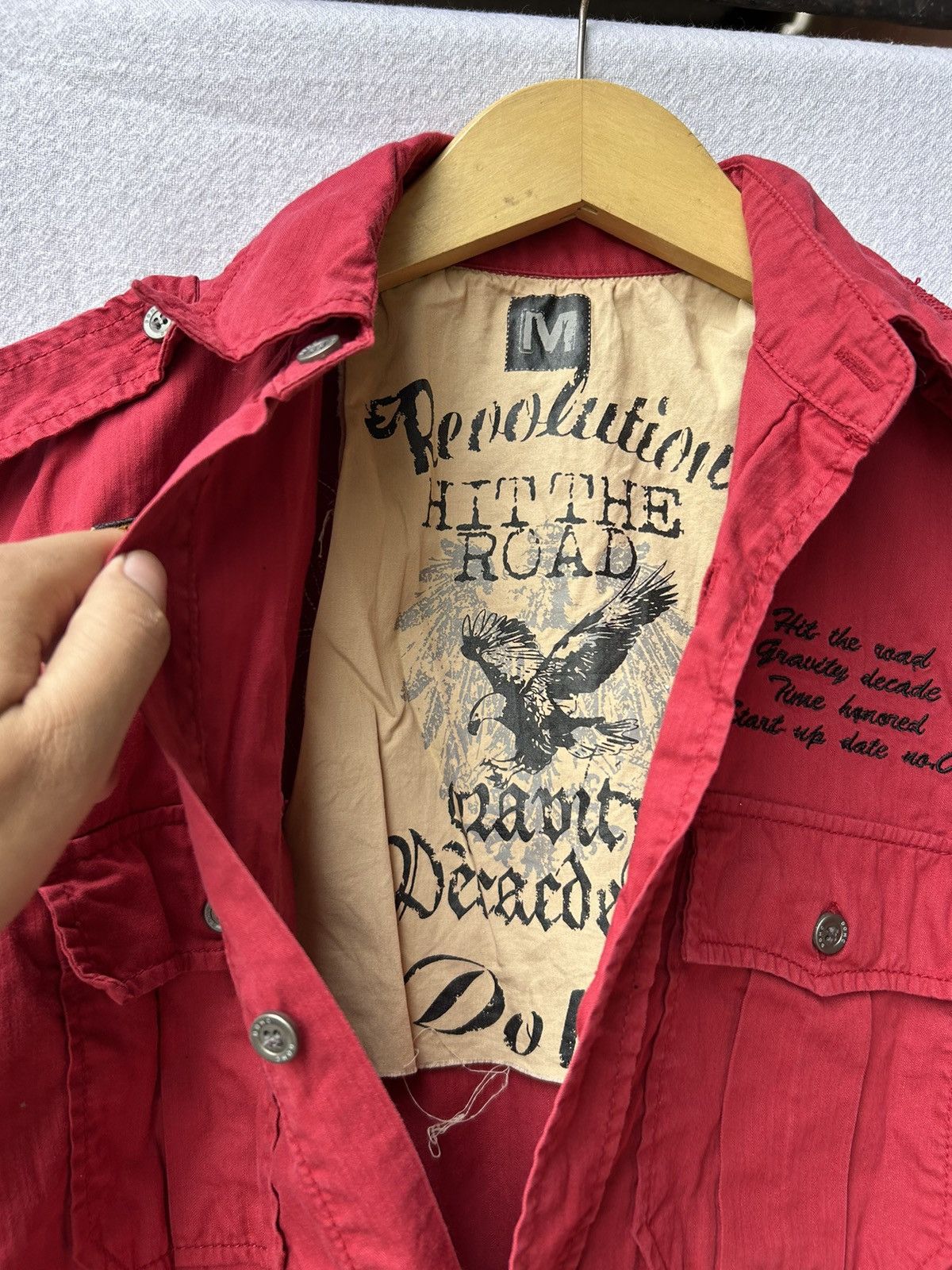 If Six Was Nine 💸BINDINGOFFER💸DOHC Revolution style double pocket longsleeve Size US M / EU 48-50 / 2 - 8 Thumbnail