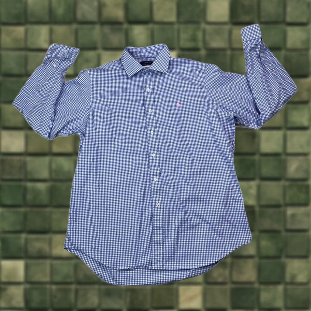Polo Ralph Lauren Polo Ralph Lauren Button-Up Shirt XL Mens Check Gingham Pink Logo Cotton Blend Multicolor 90s Preppy Classic College Size US XL / EU 56 / 4 - 1 Thumbnail