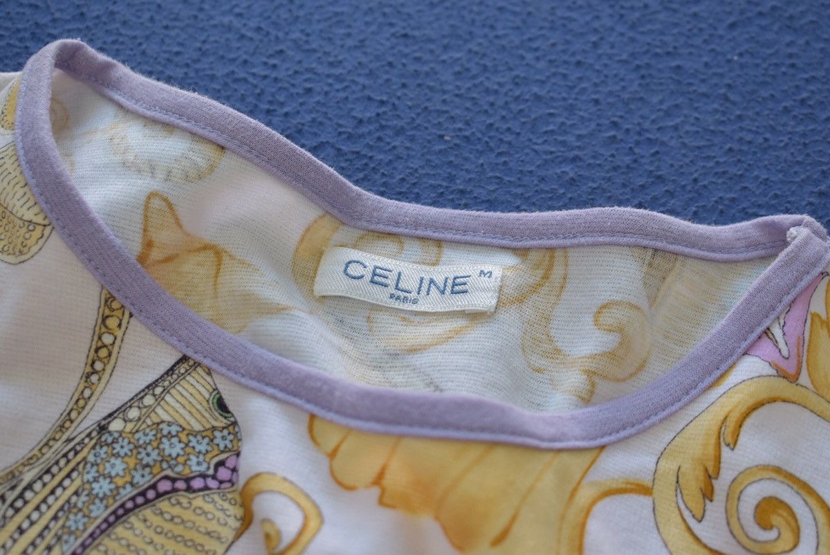 Celine × Vintage Vintage Celine T-shirt print Size M / US 6-8 / IT 42-44 - 2 Thumbnail