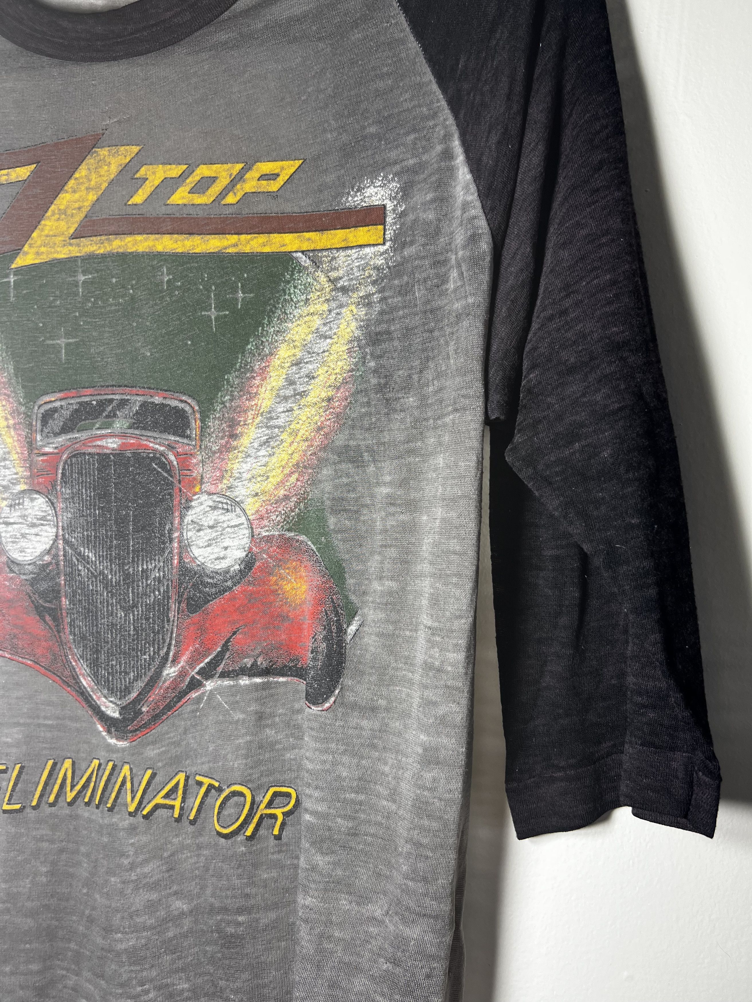 Vintage Vintage 1983 ZZ Top Eliminator Concert Tour Ragland Size US M / EU 48-50 / 2 - 3 Thumbnail