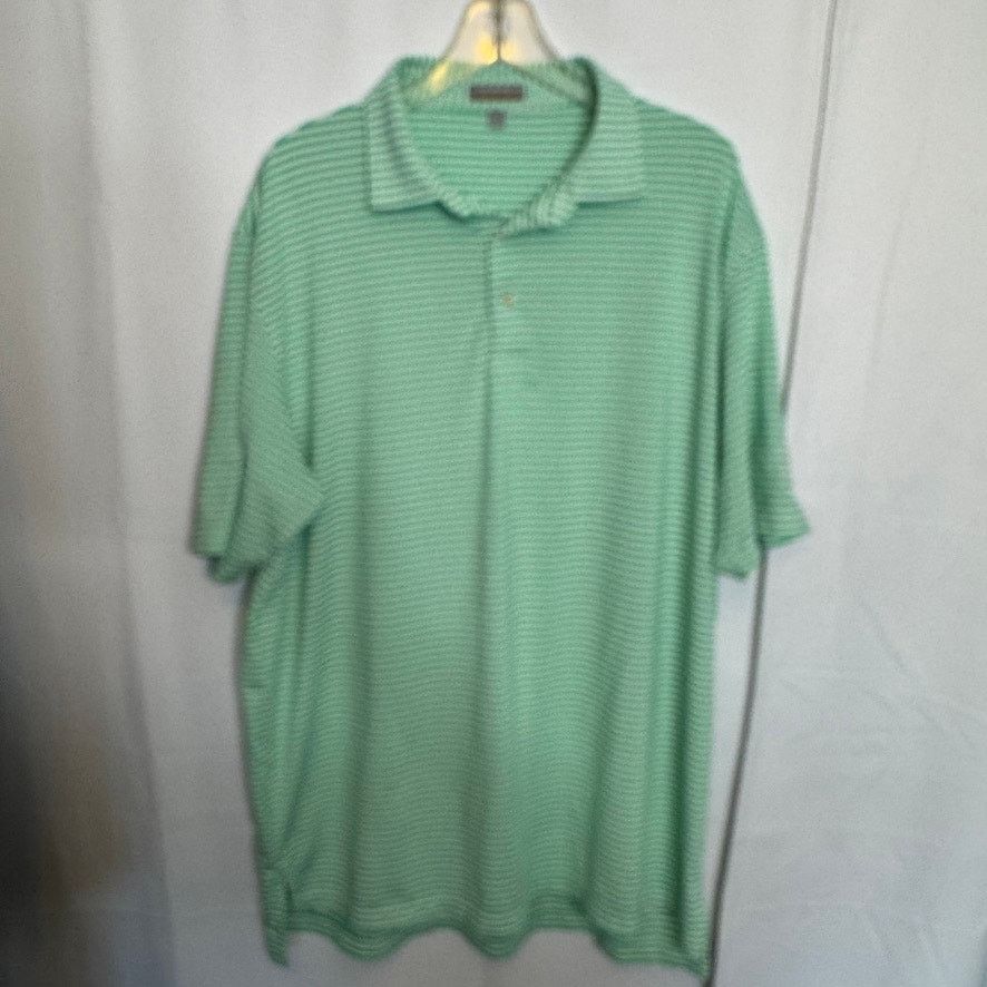 Peter Millar Peter Millar Summer Comfort XL Polo Shirt Golf Performance Size US XL / EU 56 / 4 - 2 Thumbnail