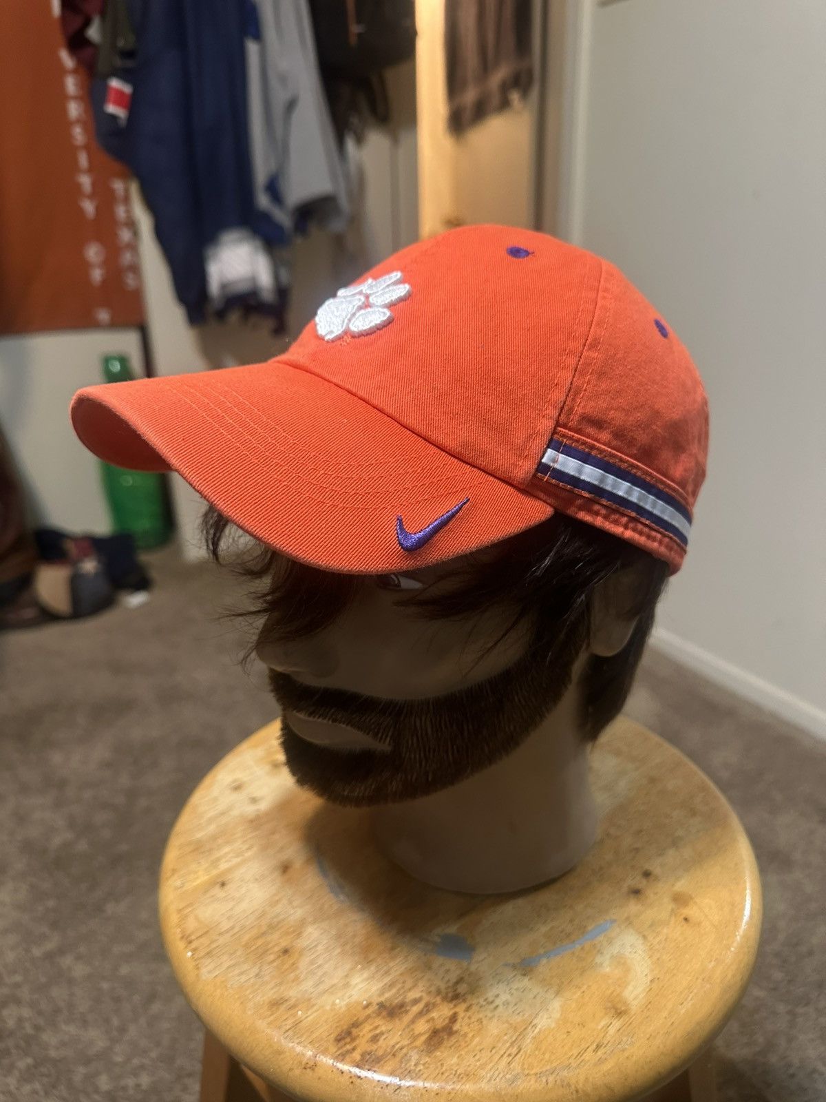 NCAA Vintage NCAA Nike Clemson Tigers University hat 00s Size ONE SIZE - 6 Thumbnail