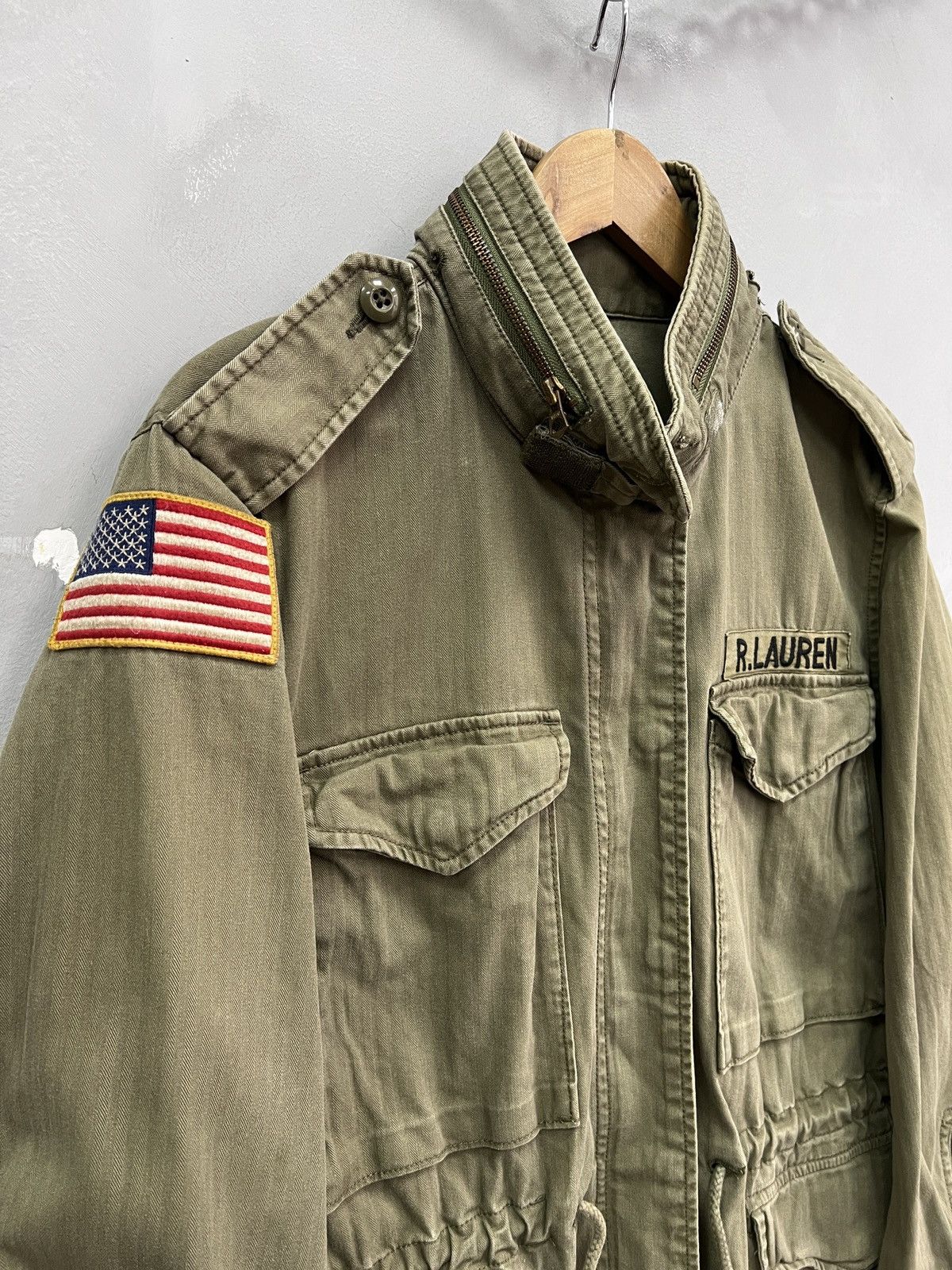 Polo Ralph Lauren Vintage 90's Polo Ralph Lauren Combat Military Field Jacket Size US S / EU 44-46 / 1 - 4 Thumbnail