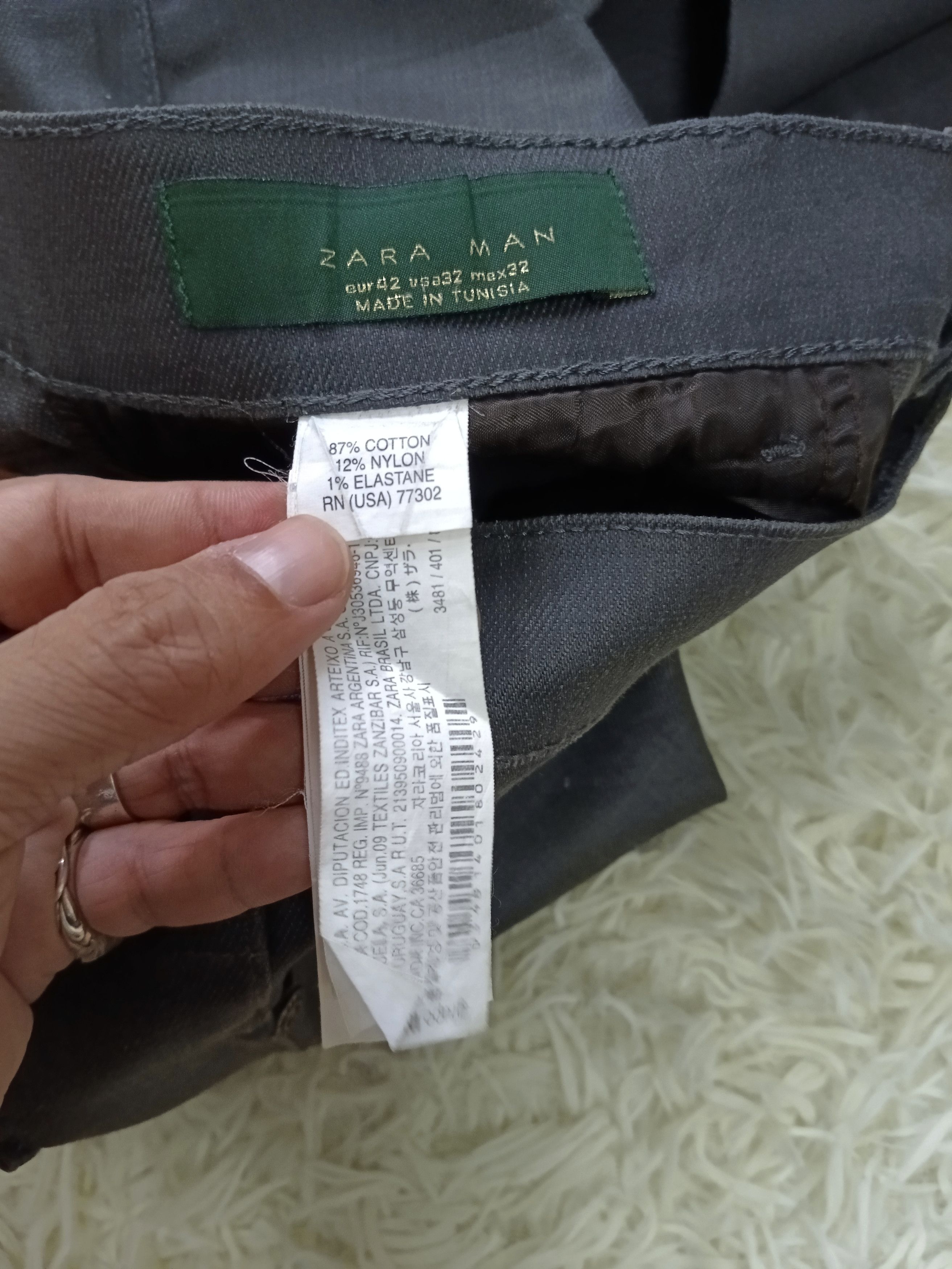 Zara ZARA WAXED DENIM PANTS Size US 32 / EU 48 - 6 Thumbnail