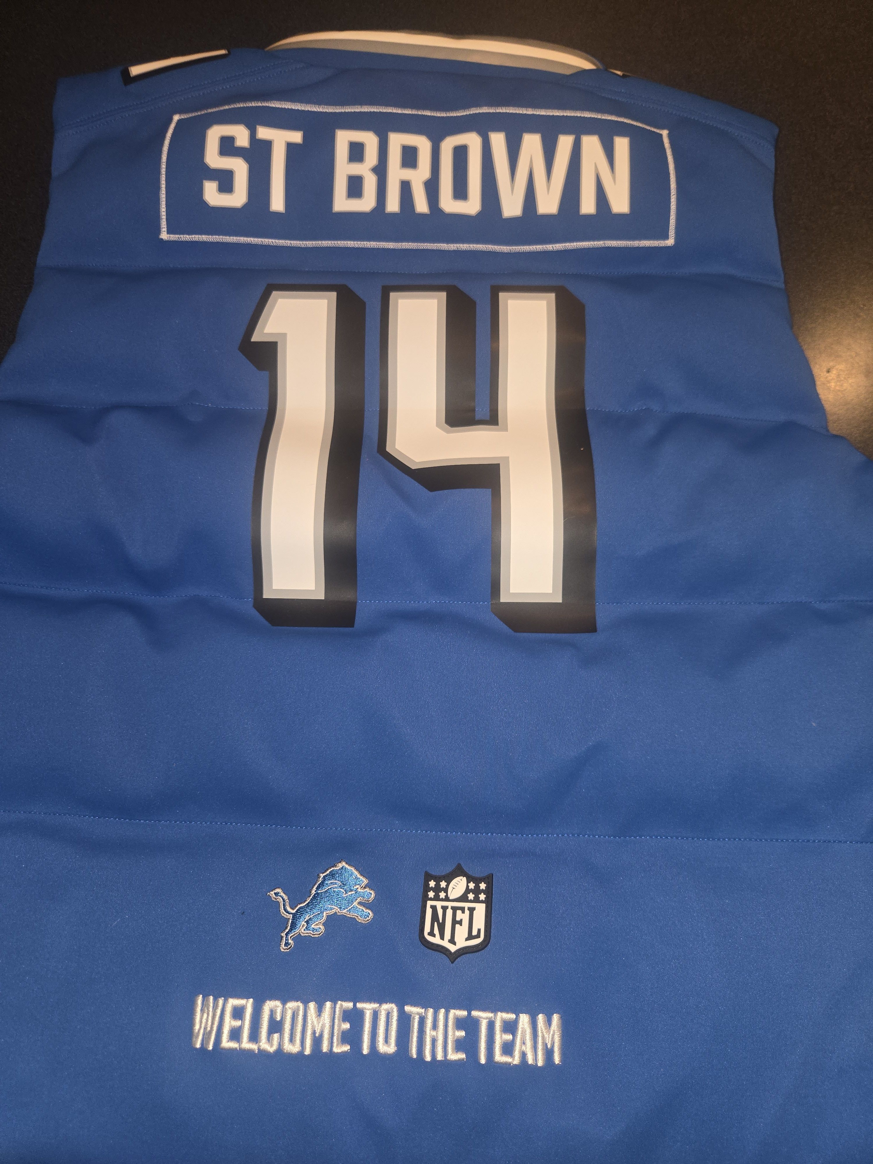 Other Detroit Lions Amon-Ra St Brown “Off Season” Vest 2X Limited Size US XXL / EU 58 / 5 - 8 Thumbnail