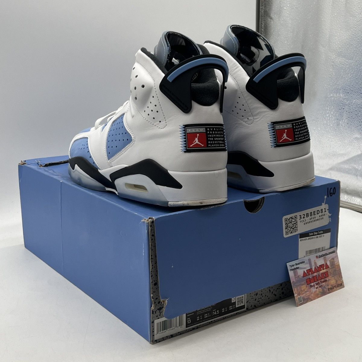 Jordan Brand Air Jordan 6 unc home Size US 13 / EU 46 - 4 Thumbnail