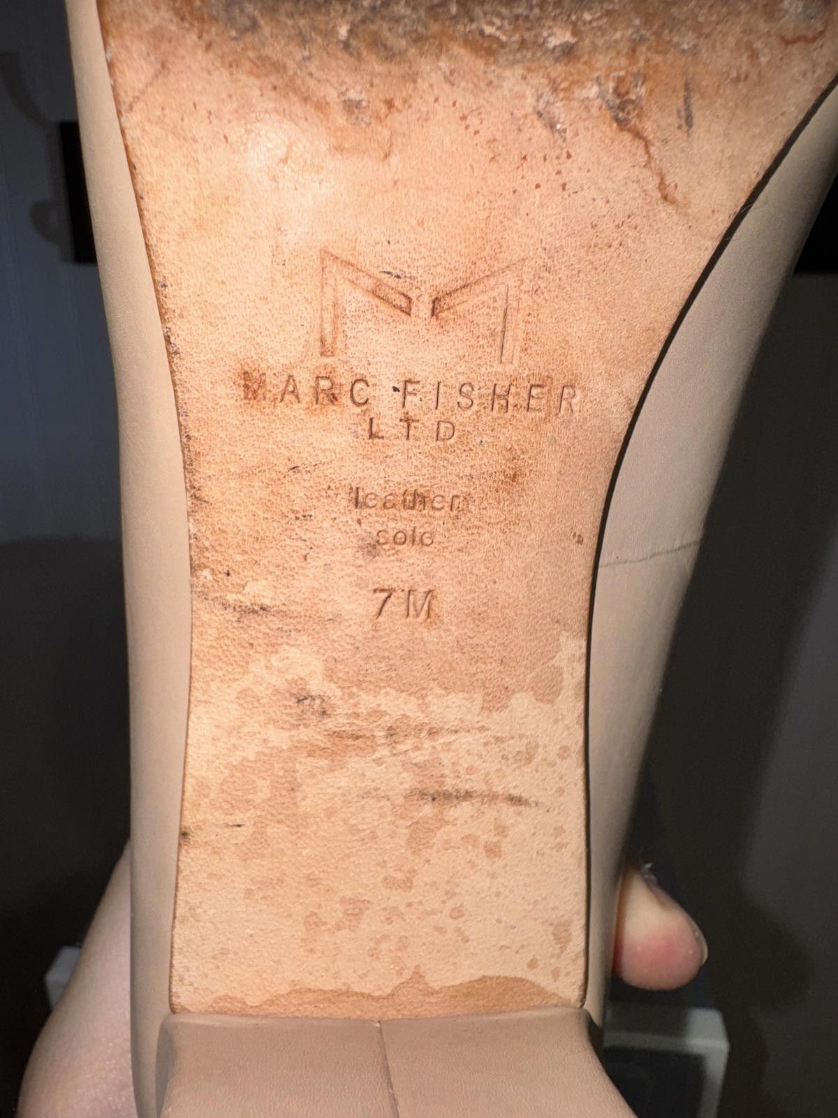 Other Marc Fisher Beige Block Heel Pumps Size 7 Size US 7 / IT 37 - 4 Thumbnail