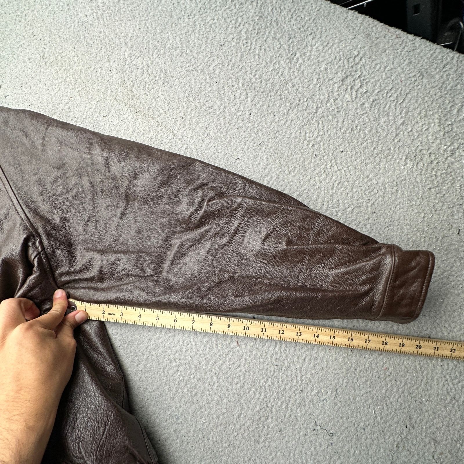 Wilsons Leather Wilsons Thinsulate Zip Jacket Mens Large Lined Brown Size US L / EU 52-54 / 3 - 4 Thumbnail