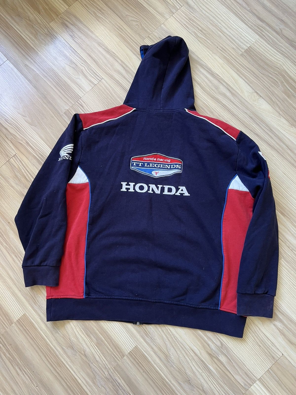 Honda Vintage Honda Racing Zip Hoodie Size US XL / EU 56 / 4 - 12 Thumbnail