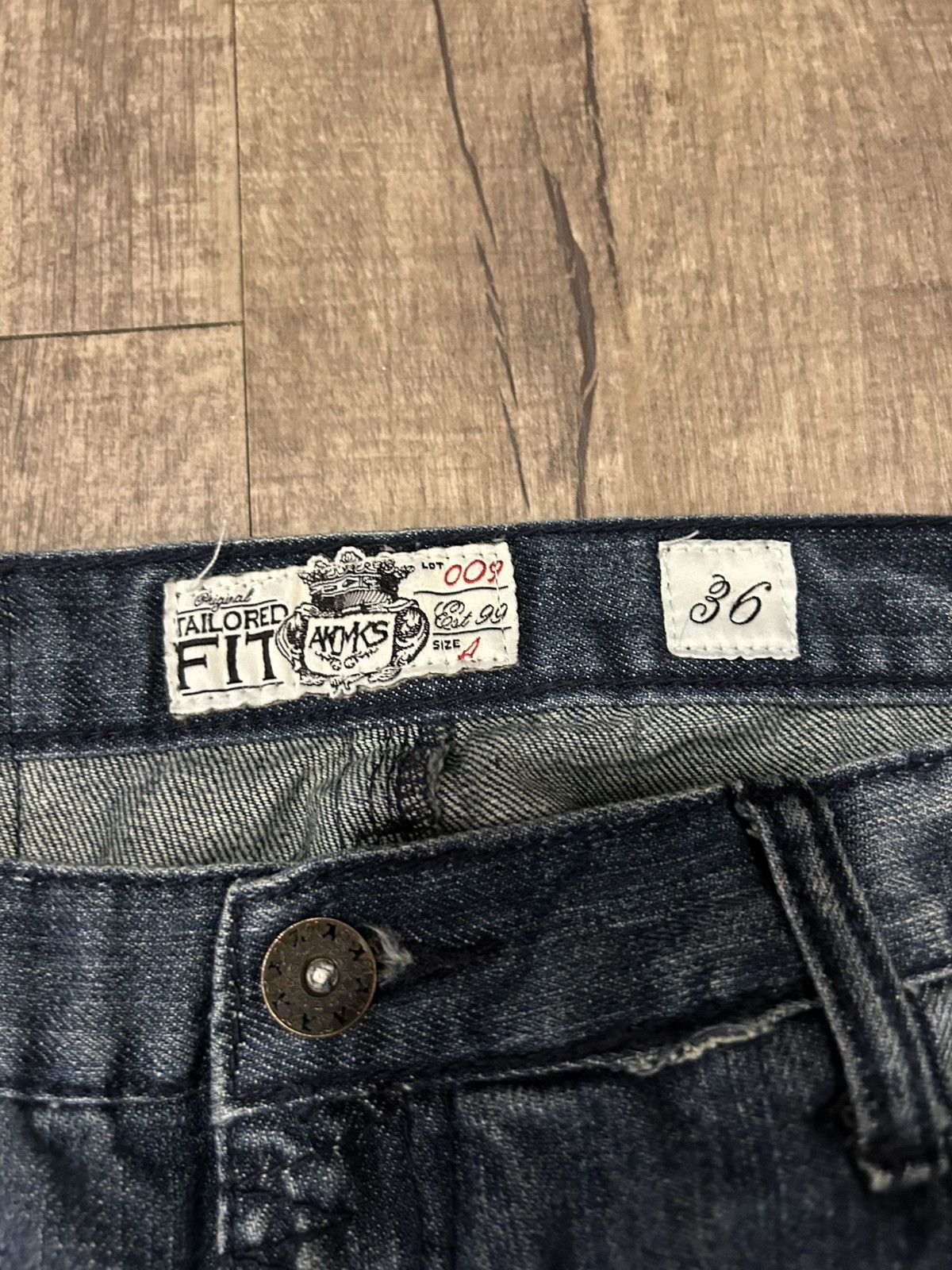 Akademiks Vintage Akademiks Embroidered Streetwear Jeans Size 34/28 Size US 34 / EU 50 - 4 Thumbnail