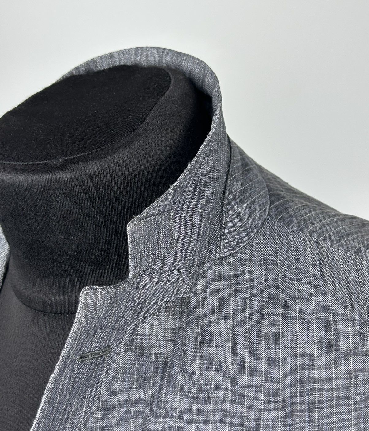 Z Zegna Z Zegna Blazer Men’s Two buttons 100% Linen Gray Size 56/L Size 50L - 4 Thumbnail