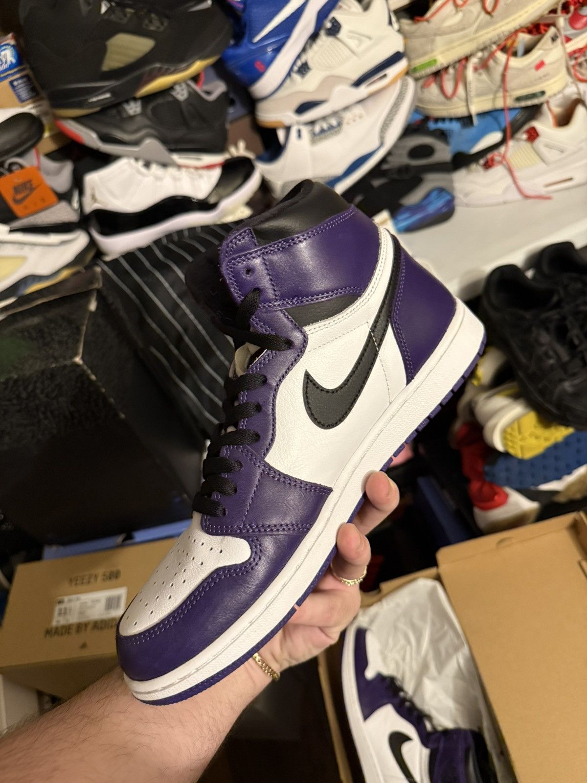 Jordan Brand Jordan retro 1 high court purple sz 10.5 Size US 10.5 / EU 43-44 - 3 Thumbnail