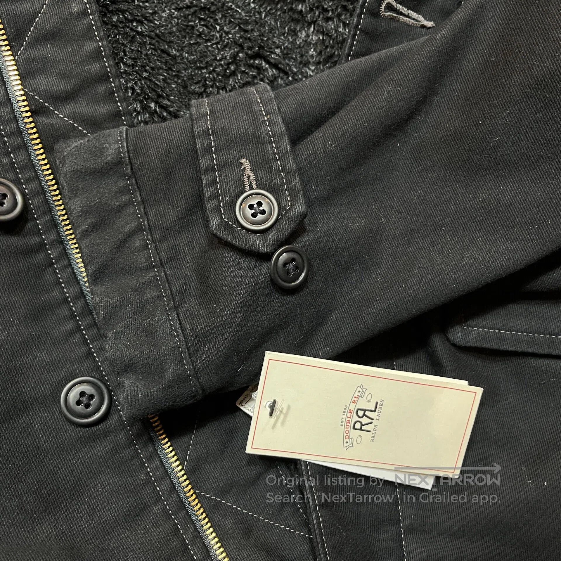 RRL Ralph Lauren RRL Faux Fur Jacket for Autumn Winter. Size US M / EU 48-50 / 2 - 5 Thumbnail