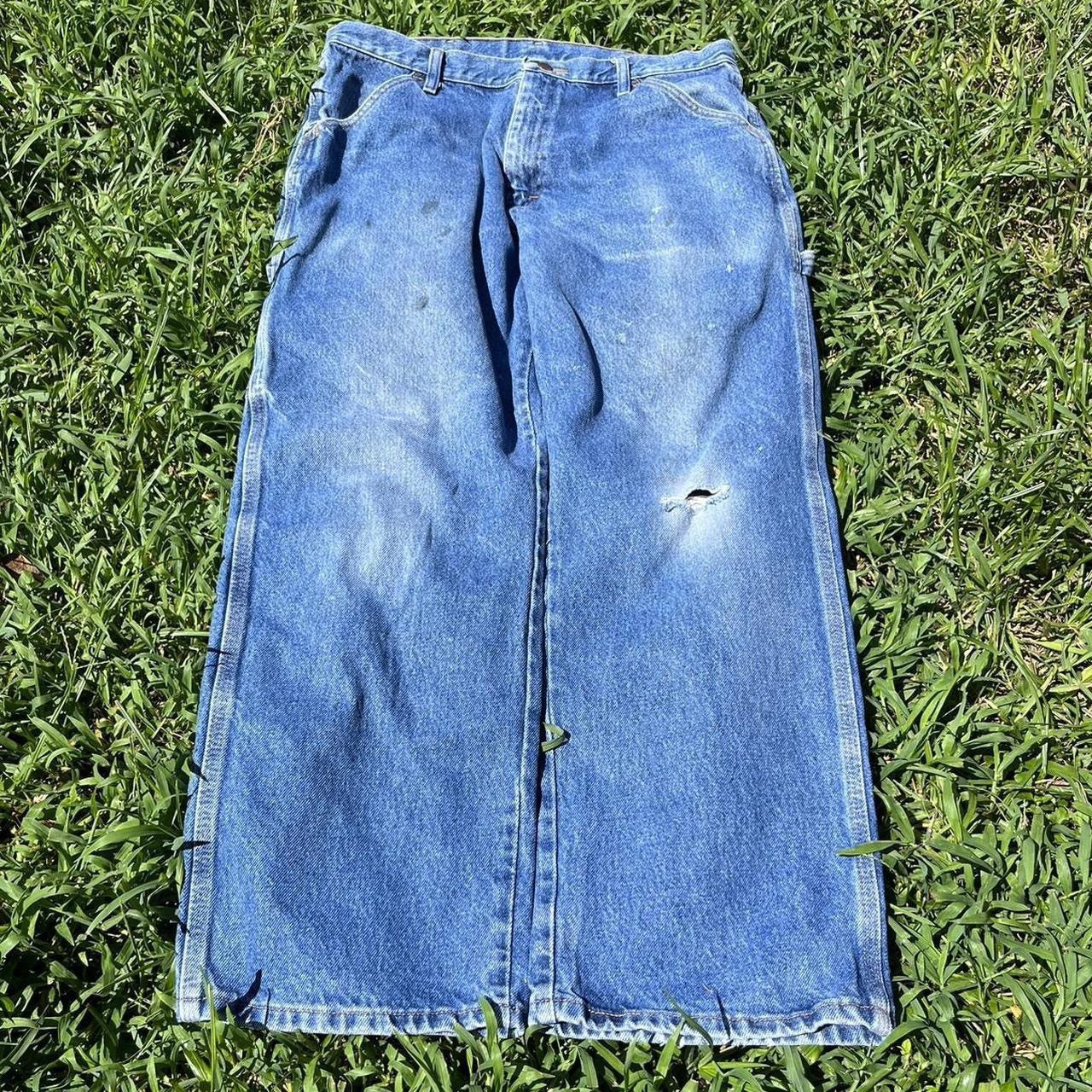 Levi's Vintage Clothing Rustler Carpenter Jeans 34x30 Y2K Baggy Levi’s Sister Brand Size US 34 / EU 50 - 2 Thumbnail