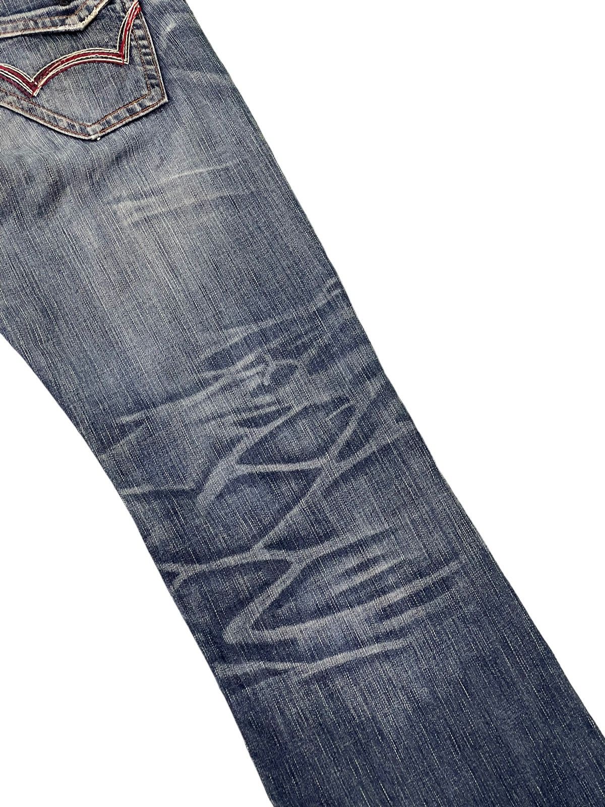 Edwin Distress Jeans Edwin Japan Thrash Regular Straight 7🟦3 Size US 30 / EU 46 - 18 Thumbnail