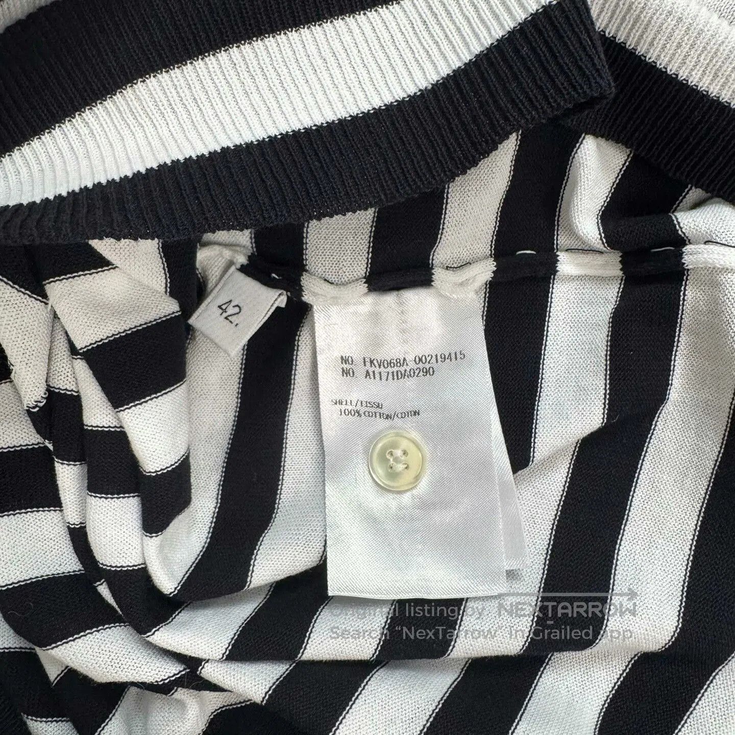 Thom Browne Thom Browne Black and White Striped Vest. Size M / US 6-8 / IT 42-44 - 4 Thumbnail