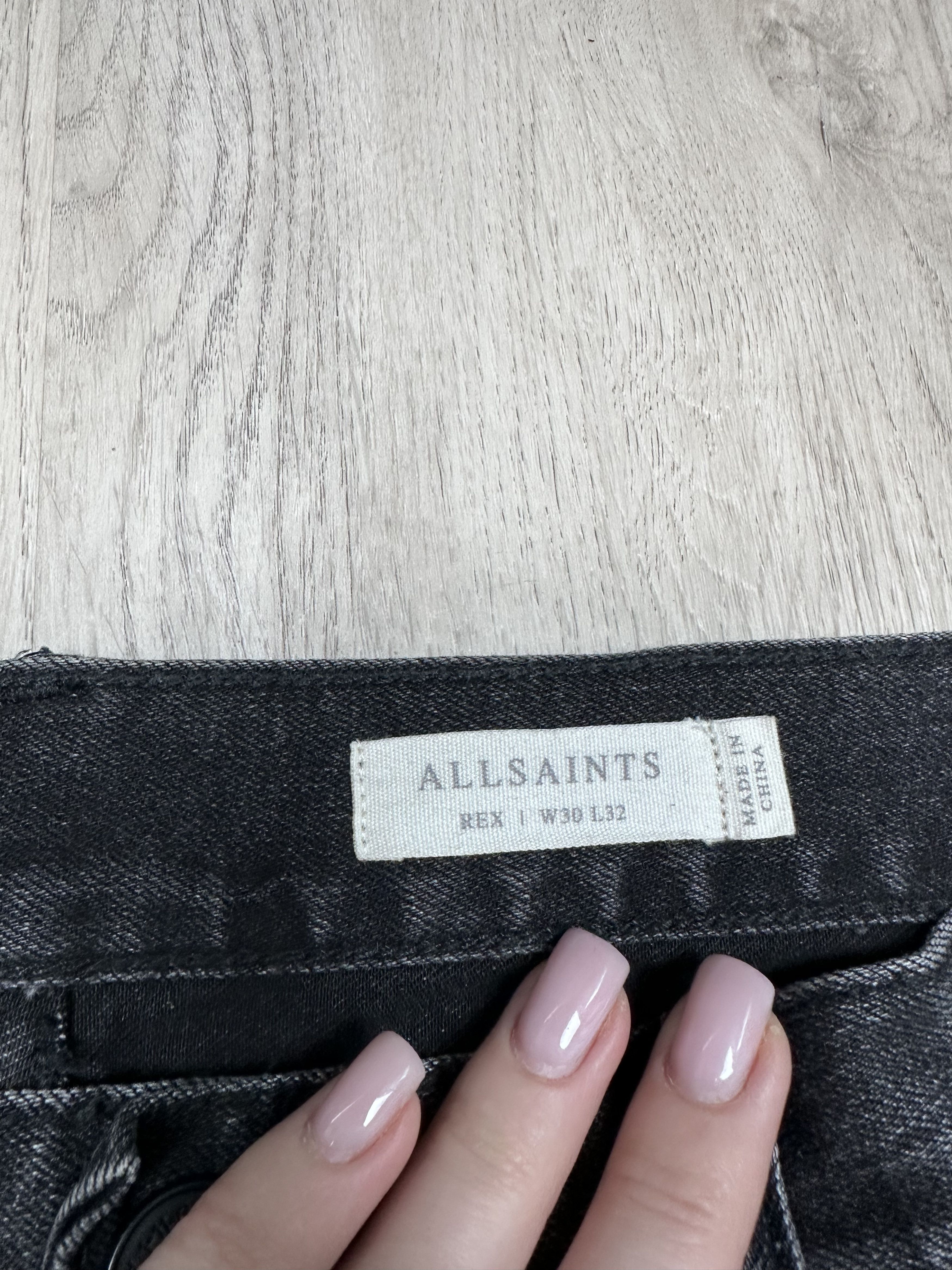 Allsaints Allsaints Rex Mens Denim Pants Jeans Size US 30 / EU 46 - 3 Thumbnail
