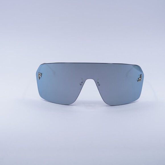 Fendi Fendi FE4121US 30X Sunglasses Endura Gold Shield Frame, Blue Size ONE SIZE - 2 Thumbnail