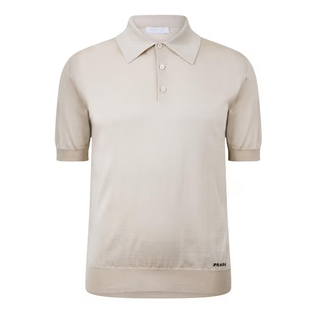 Prada Light Knt Polo Shirt Size US XL / EU 56 / 4 - 1 Thumbnail
