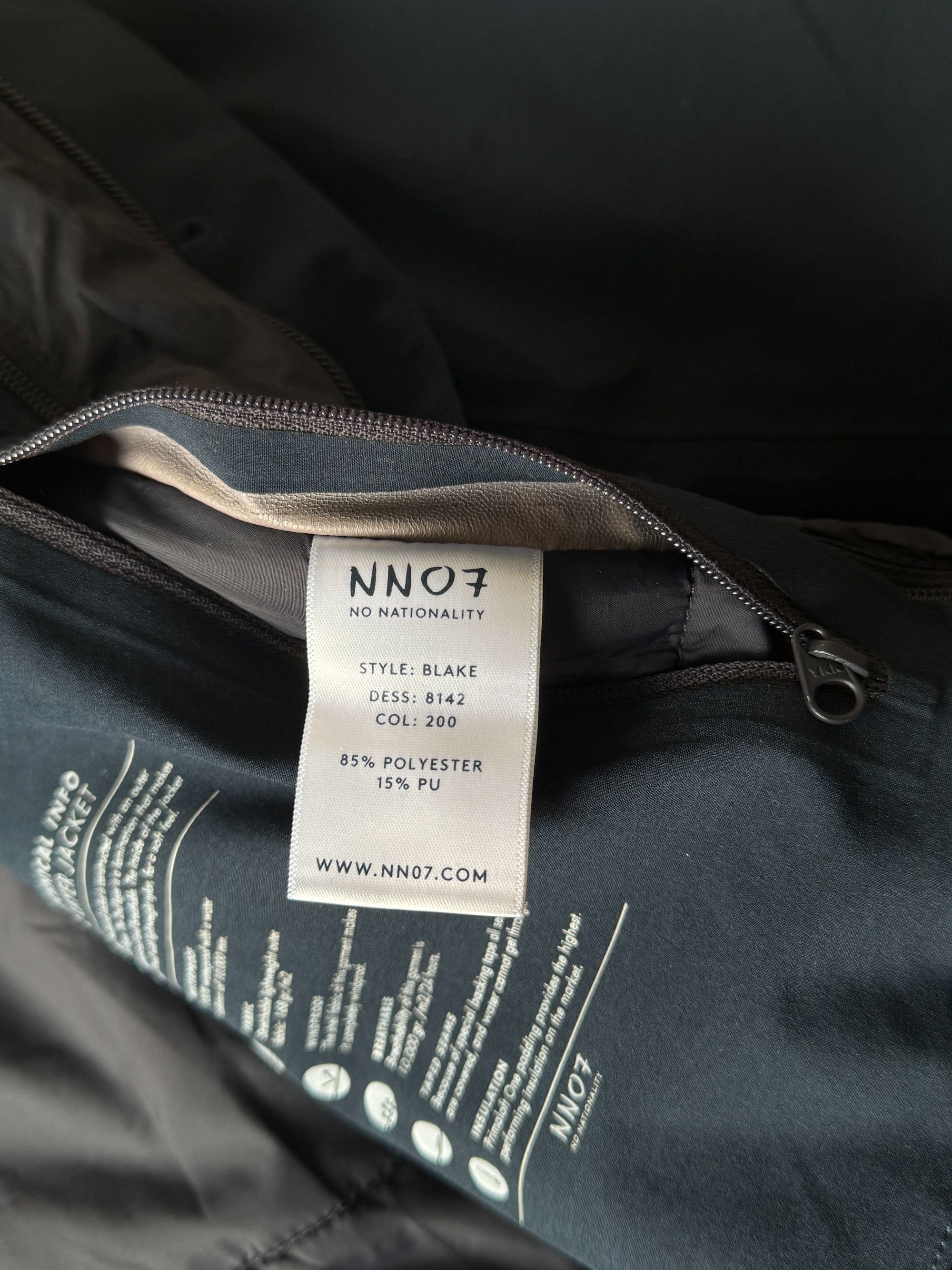 NN07 Blake Shell Coat with Detachable PrimaLoft Liner Blue Size S Size US S / EU 44-46 / 1 - 10 Thumbnail