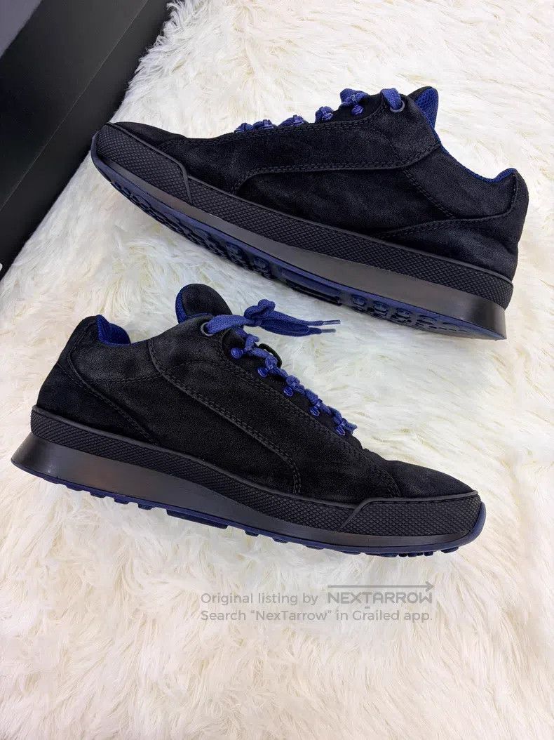 Saint Laurent Paris Saint Laurent Paris Black Suede Sports Shoes Size US 8 / EU 41 - 2 Thumbnail