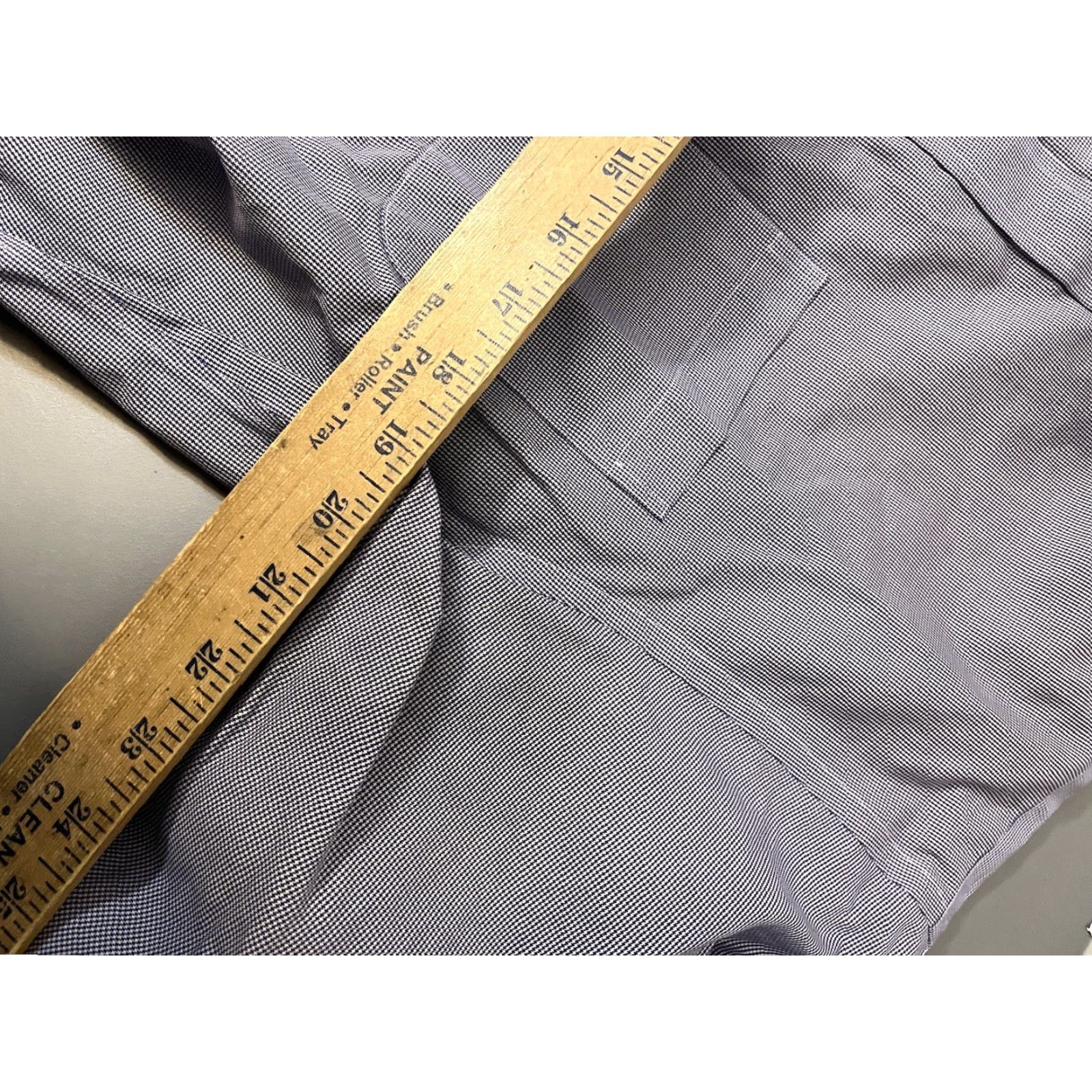 Lands' End Lands' End Men Shirt 16-32 No Iron Pinpoint Oxford Long Sleeve Blue Shirt Dress Shirt Mens Regular 100% Cotton Size US L / EU 52-54 / 3 - 5 Thumbnail