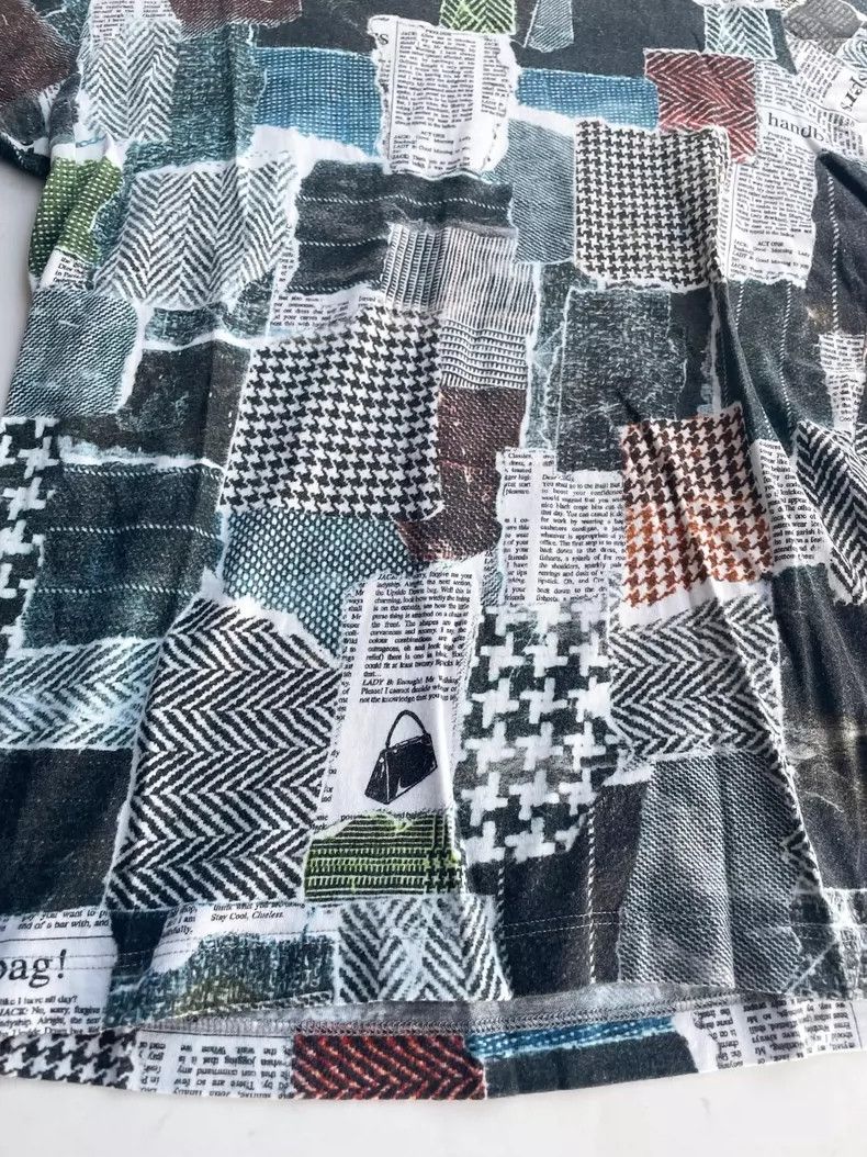 John Galliano John Galliano Newspaper collage print T-shirt 2504-Nextarro Size US S / EU 44-46 / 1 - 4 Thumbnail