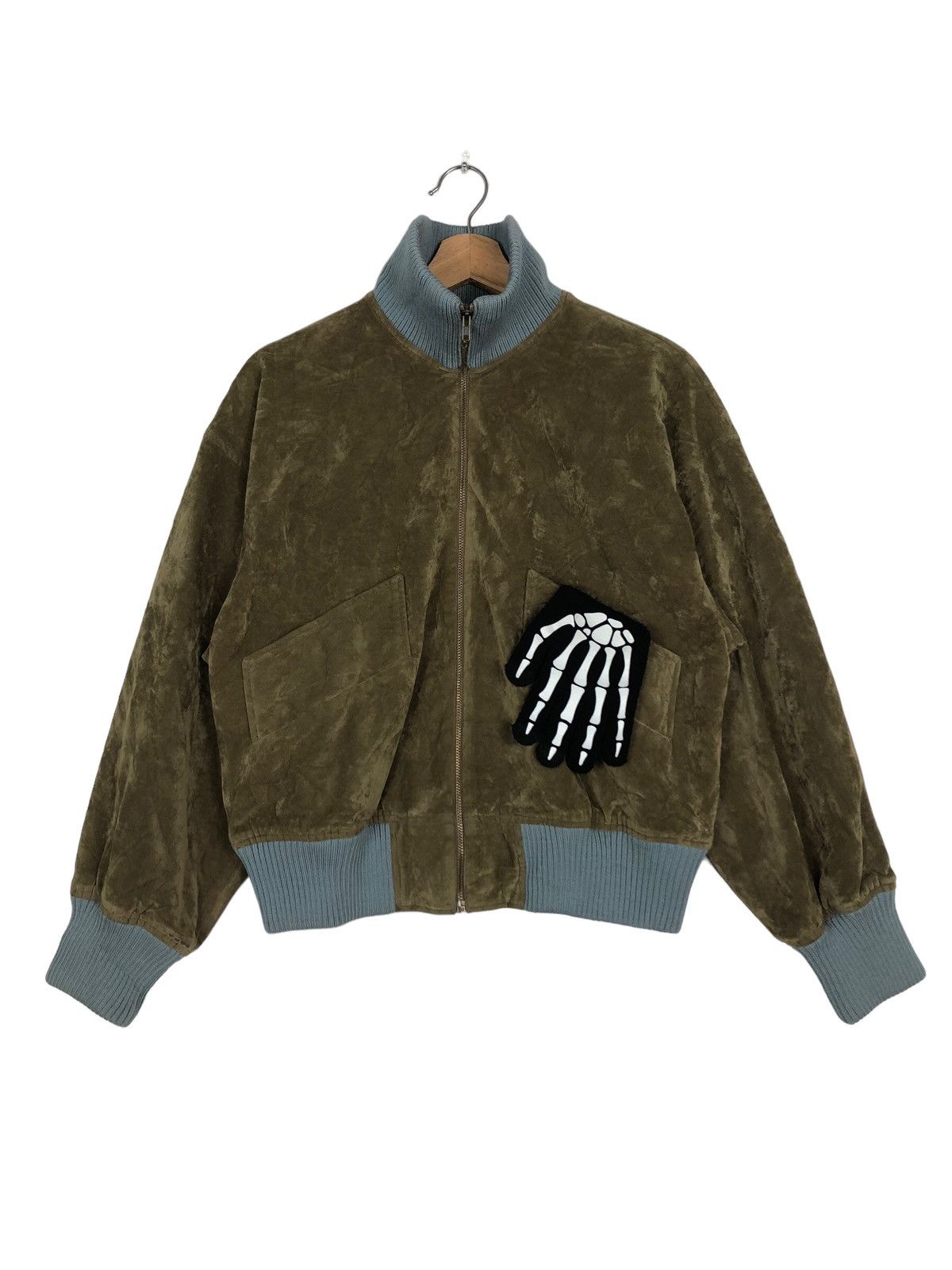 Japanese Brand 🔥90’s Velvet Bomber Jacket Design Stephan Janson Size US M / EU 48-50 / 2 - 1 Thumbnail