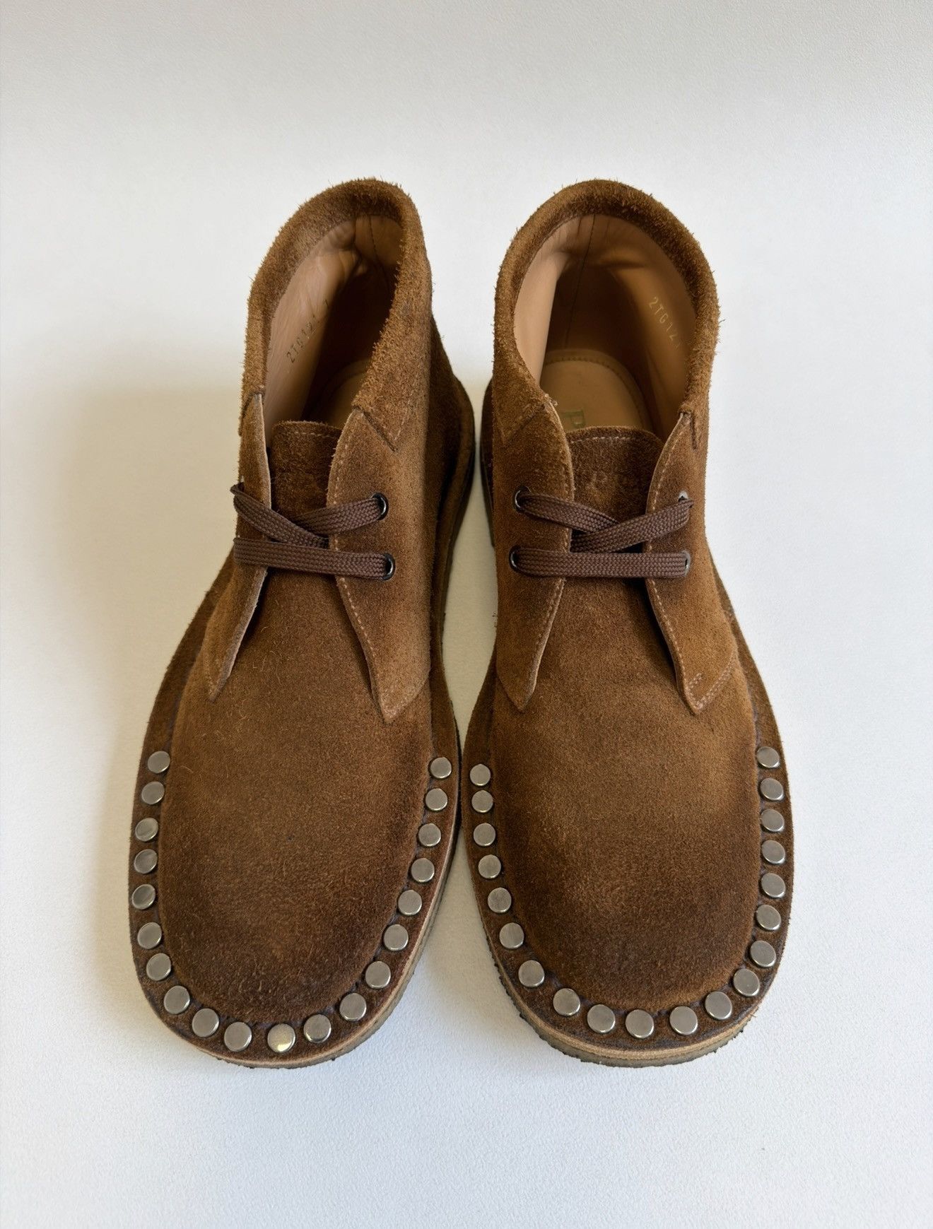 Prada A/W 17 ‘Studded’ Suede Chukka Boots Size US 8 / EU 41 - 1 Thumbnail