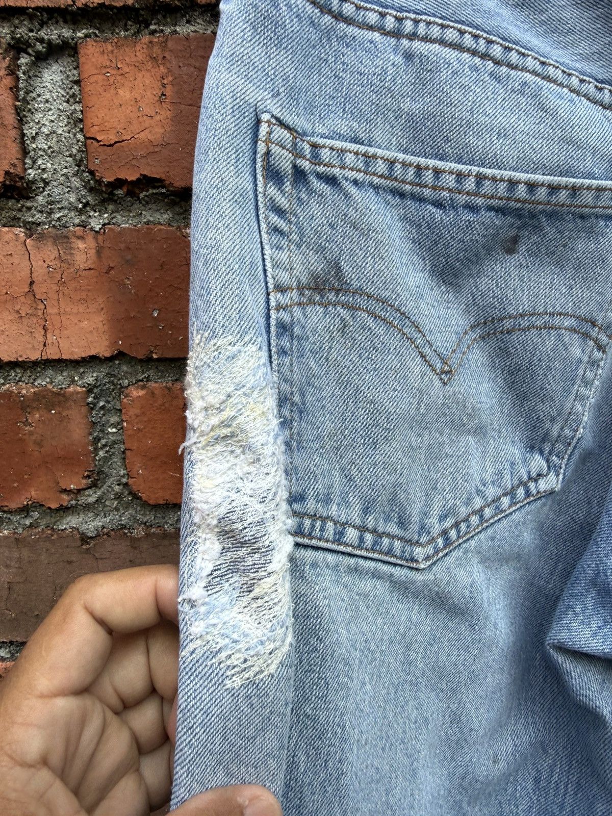 Levi's Vintage Clothing W32x30 Vintage levi’s 501 redline 80s made in USA Size US 32 / EU 48 - 6 Thumbnail