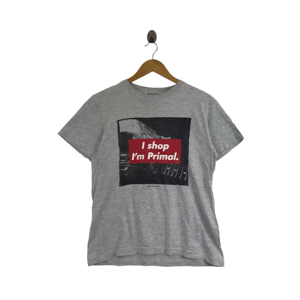 Vintage Vtg BARBARA KRUGER PRIMAL Japan Anniversary I Shop Tee Shirt Size US S / EU 44-46 / 1 - 1 Thumbnail