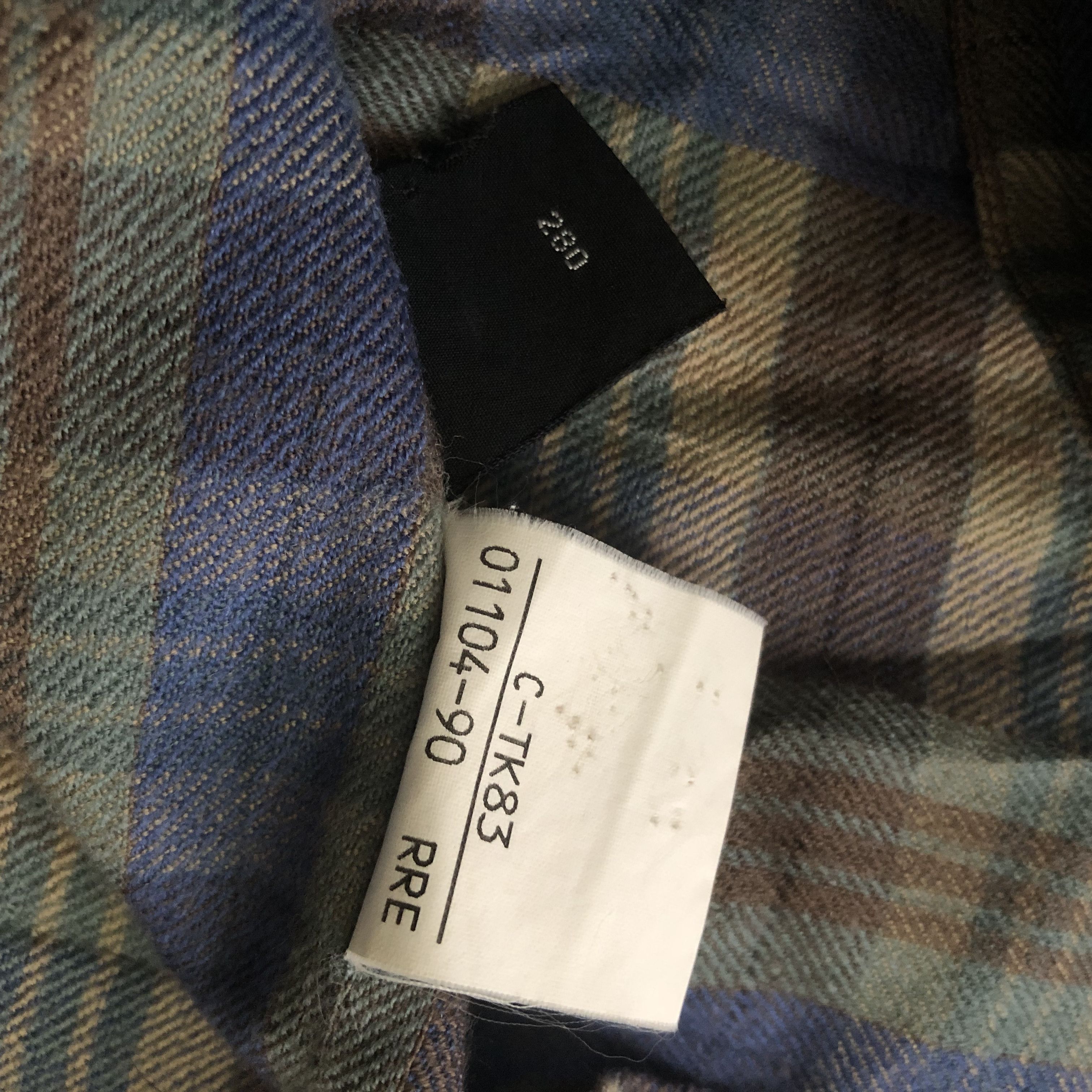 Burberry VINTAGE 90s Burberrys checkerd wool flannel shadow shirt Size US M / EU 48-50 / 2 - 5 Thumbnail