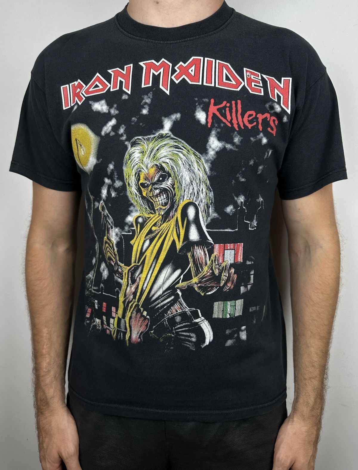 Band Tees Vintage Iron Maiden Killers Graphic Rock Band T Shirt Tee Size US L / EU 52-54 / 3 - 3 Thumbnail