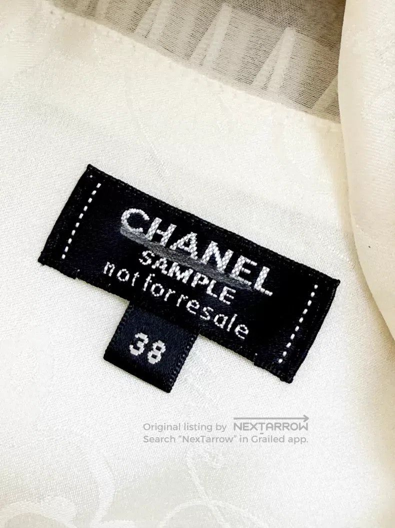 Chanel Chanel 18C Greek show white embroidered glazed gem waist s Size XS / US 0-2 / IT 36-38 - 5 Thumbnail