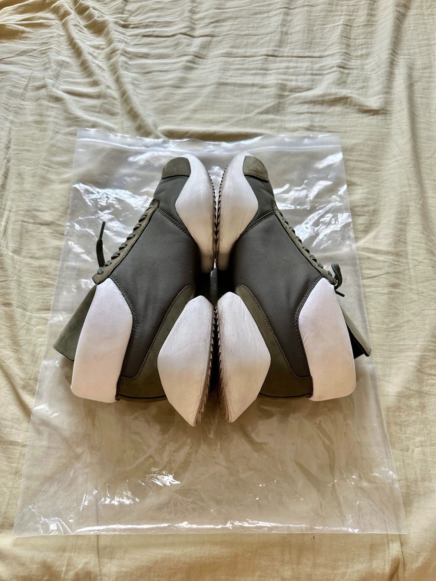 Rick Owens Rick Owens x Adidas RO Runner Green Leather Size US 9.5 / EU 42-43 - 5 Thumbnail