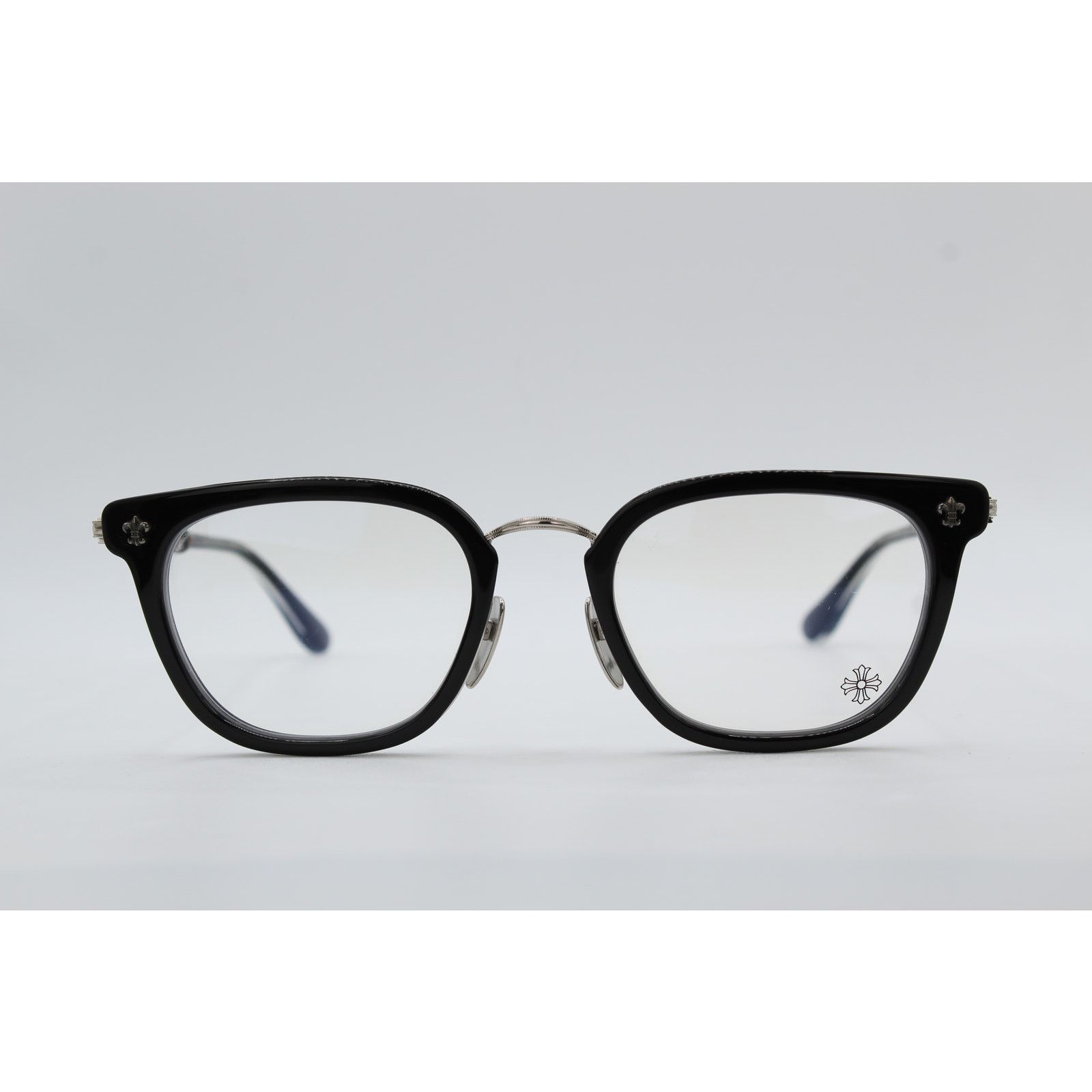 Chrome Hearts Chrome Hearts STRAPADICTOME BK/SS Eyeglasses Black 51-21-148 Size ONE SIZE - 3 Thumbnail