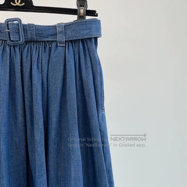 Prada Prada Blue denim skirt Size 24" / US 00 / IT 34 - 4 Thumbnail