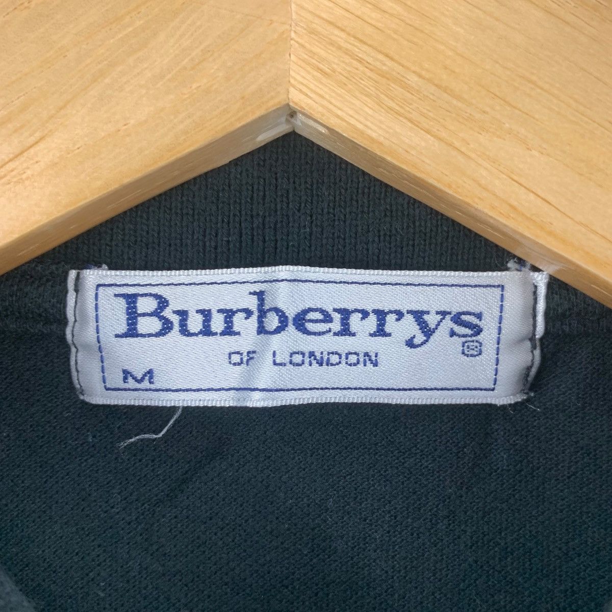 Burberry Vintage 90's BURBERRYS OF LONDON Small Pony Polo Shirt Size US M / EU 48-50 / 2 - 8 Thumbnail