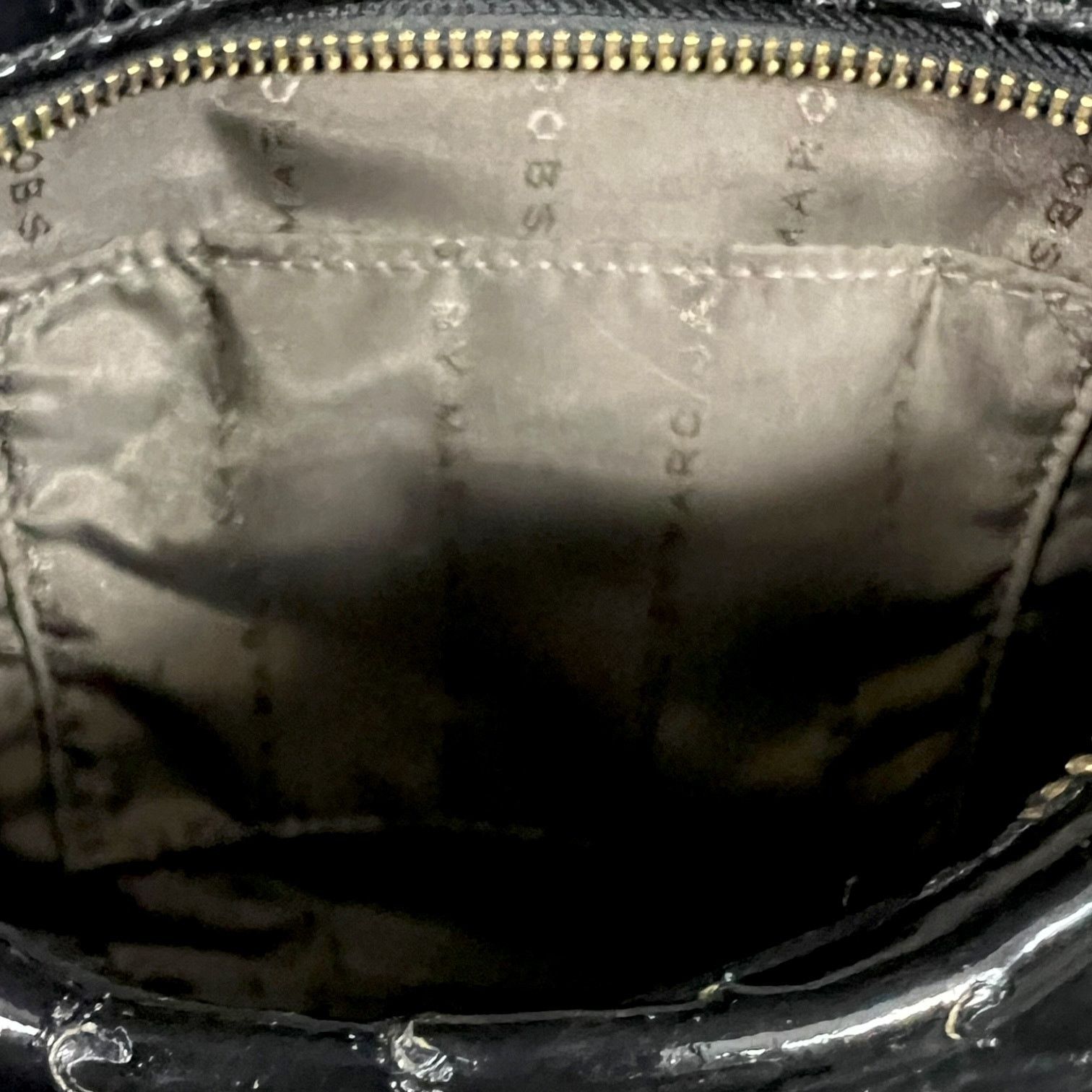 Marc by Marc Jacobs Marc by Marc Jacobs Q Percy Blk Ostrich Embosd Faux Leather Size ONE SIZE - 9 Thumbnail
