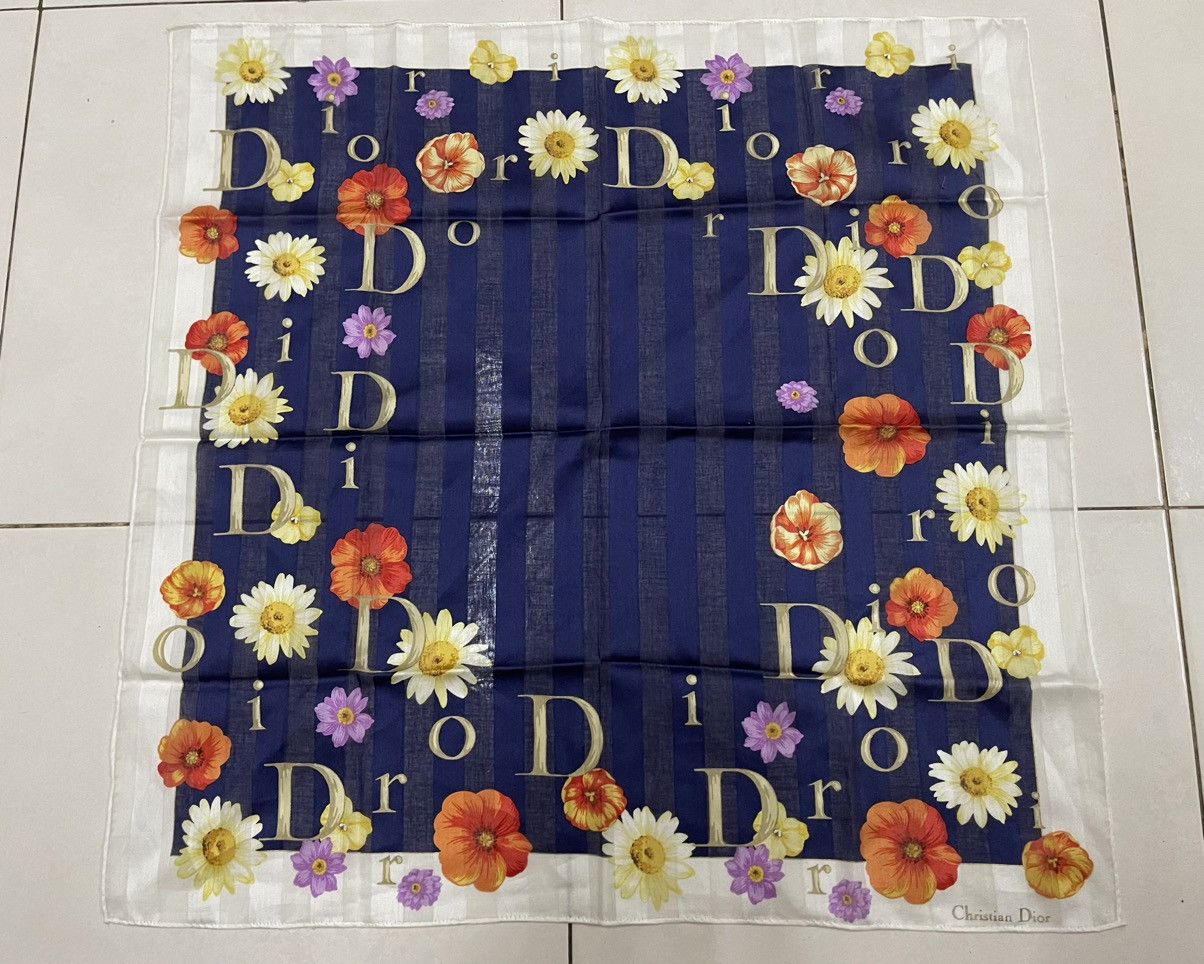 Christian Dior Monsieur × Dior CHRISTIAN DIOR Silky Scarf Handkerchief Pocket Square Size ONE SIZE - 4 Thumbnail