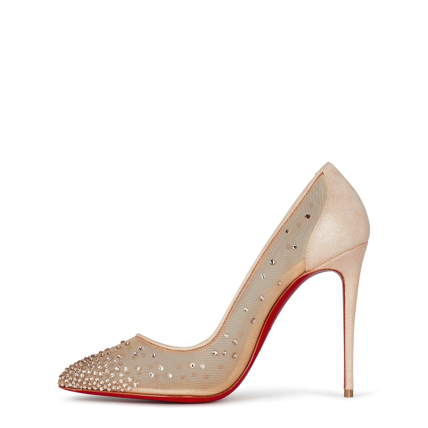 Christian Louboutin Follies Strass 100m Pumps Size US 11 / IT 41 - 3 Thumbnail