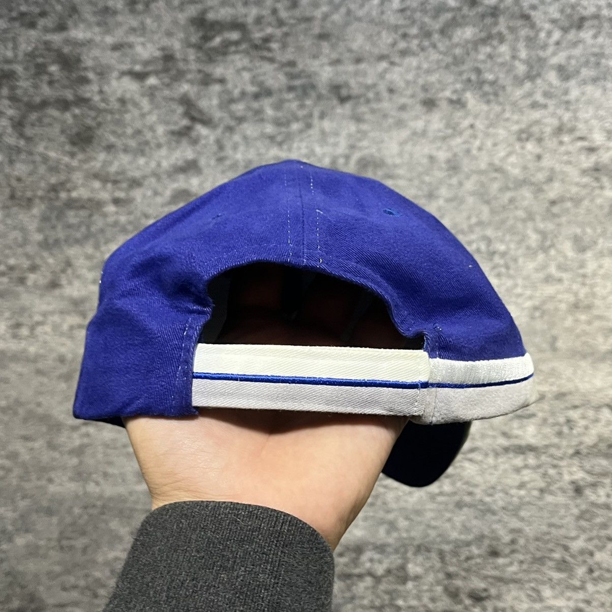 NFL Vintage 90s Detroit Lions Blue Embroidered Logo NFL Hat Size ONE SIZE - 3 Thumbnail